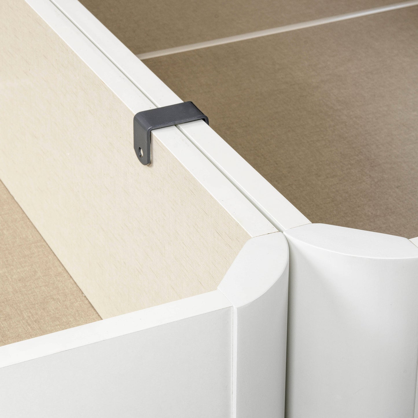 Canapé Abatible de gran capacidad color Blanco - STORAGE BED BLA (8)