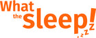 What The Sleep: Colchones y camas al mejor precio. Logo.