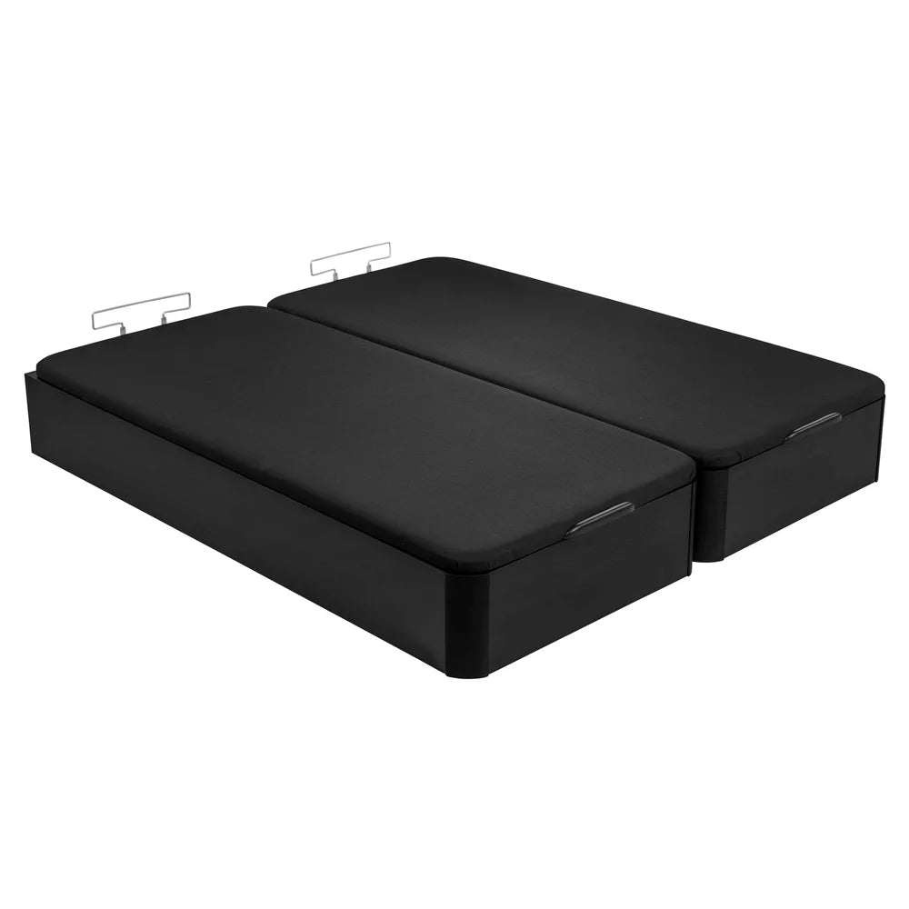 Canapé Abatible de gran capacidad color Negro - STORAGE BED NEG (5)