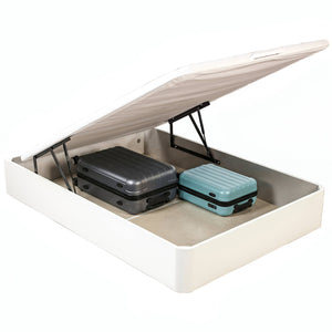 Canapé Abatible de gran capacidad color Blanco - STORAGE BED BLA