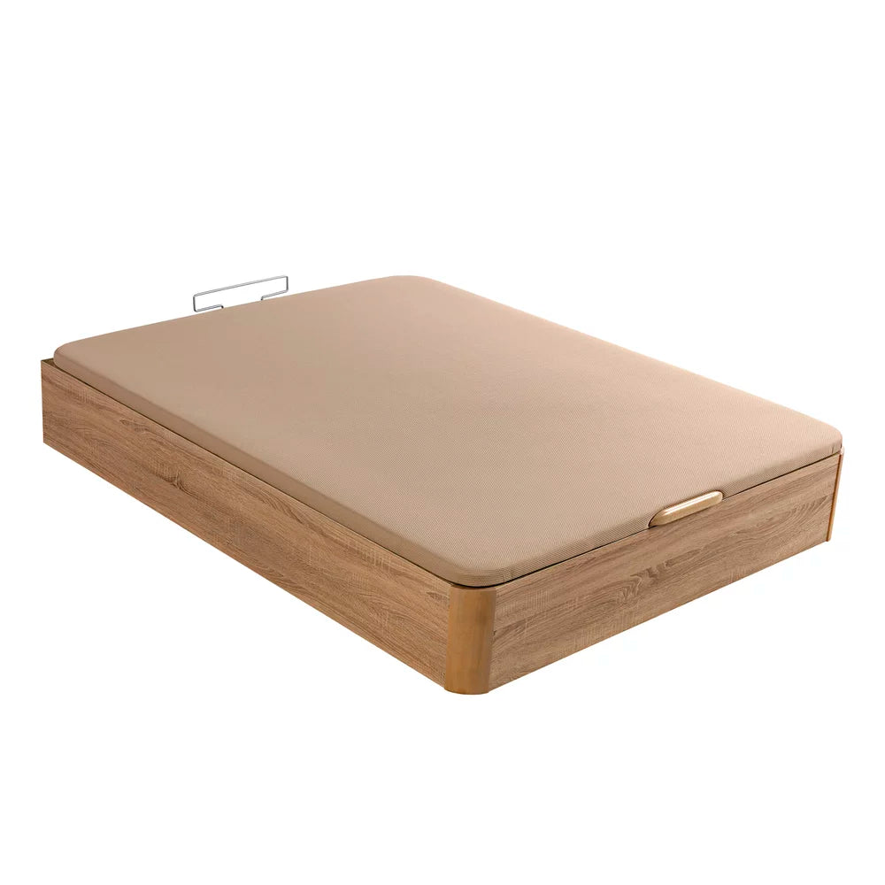 Canapé Abatible de gran capacidad color Madera - STORAGE BED NAT (1)