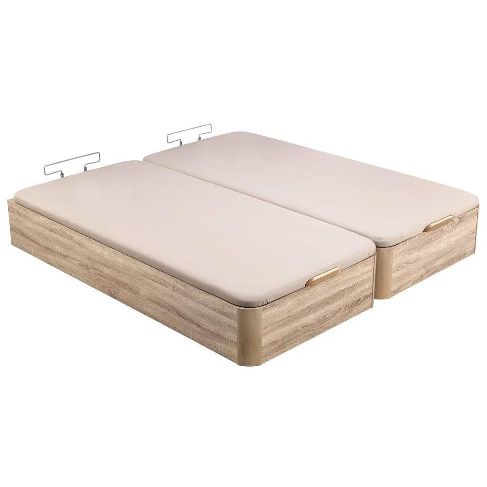 Canapé Abatible de gran capacidad color Madera - STORAGE BED NAT (5)