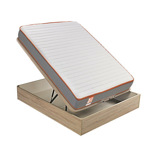 Pack de colchón Rap y canapé abatible Madera - PACK RAP 6