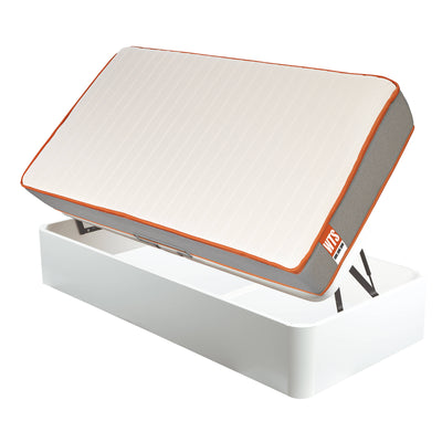 Pack de colchón Soul y canapé blanco de apertura lateral - PACK SOUL J