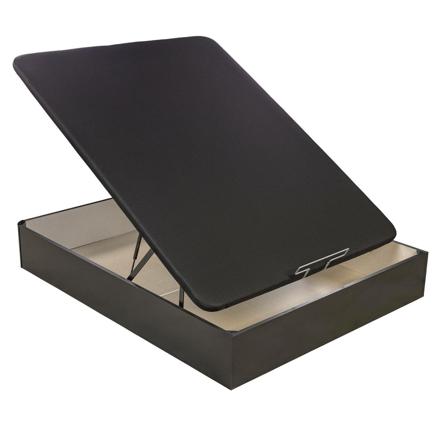 Canapé Abatible de gran capacidad color Negro - STORAGE BED NEG (2)